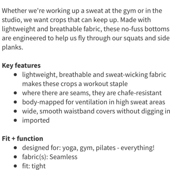 LULULEMON In The Flow Crop, Heathered Jewelled Magenta, Legging - Picture 7 of 7